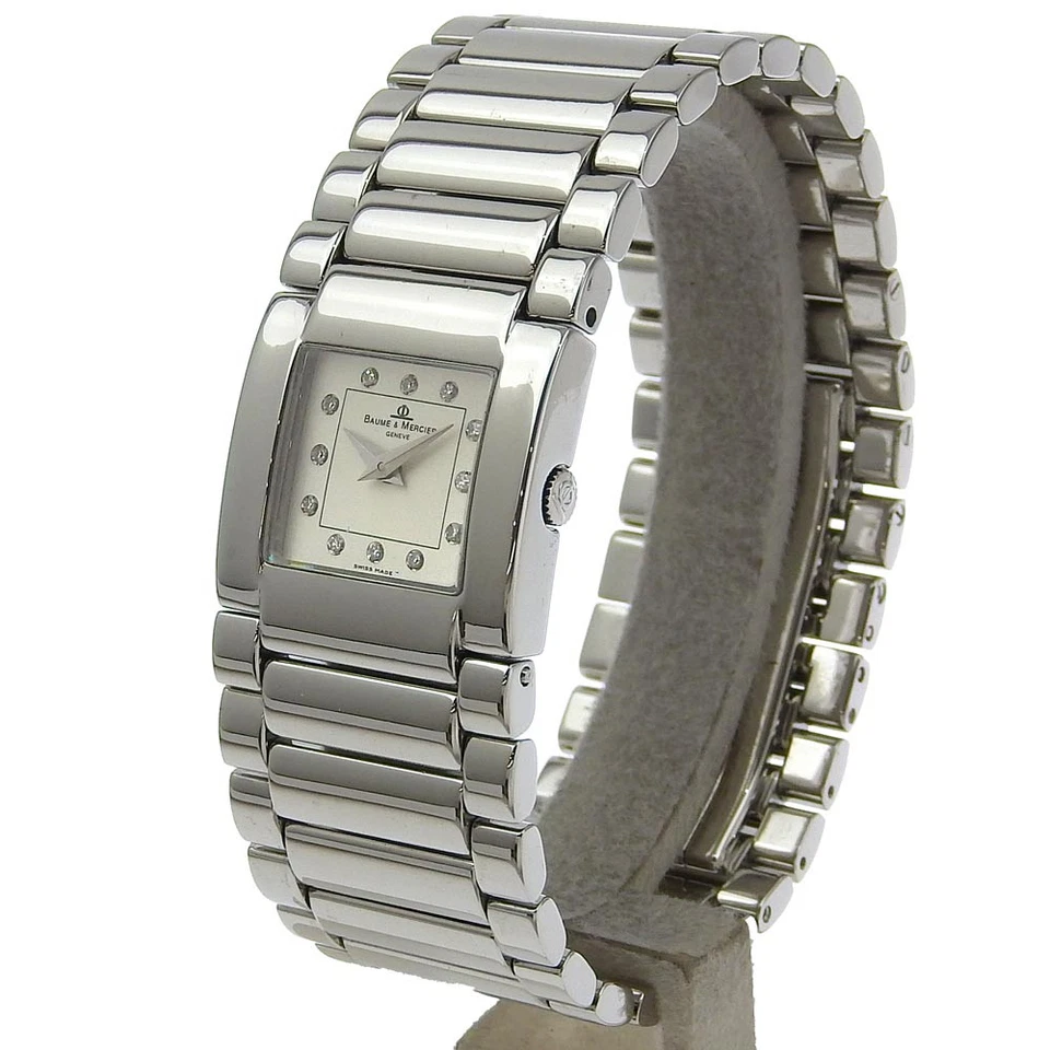 Baume & Mercier catwalk Watches MV045219 12P diamond WhiteDial Stainless S... - Image 2 of 4