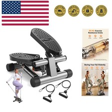 Steppers for Exercise, Stair Stepper with Resistance Bands, Mini Stepper with...