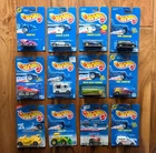 Lot of 10 Vintage Hot Wheels Blue / White Card Collector #s 5, 8, 145, 151, 186,