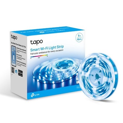 TP-Link Tapo L900-5 Smart Wi-Fi Light Strip, Flexible Length, 3M Adhesive, En...