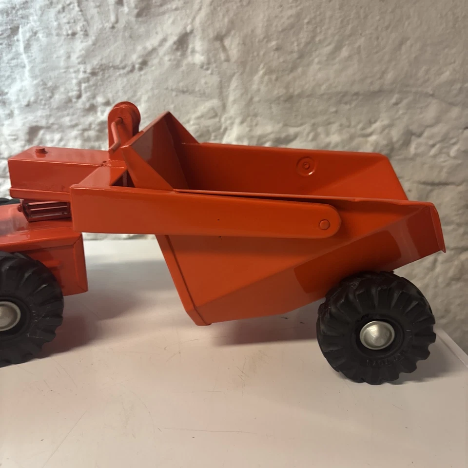 DE COLECCIÓN AÑOS 50 NYLINT TORNAROCKER NARANJA R.G.LE TOURNEAU INC. Se ve restaurado Foto 3 de 4