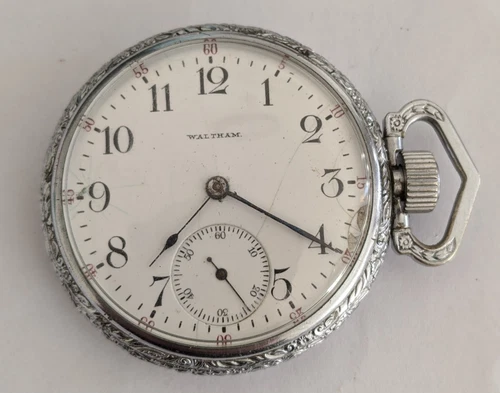 DAMAGED/NOT KEEPING TIME Antique Waltham Pocket Watch P.S. Bartlett