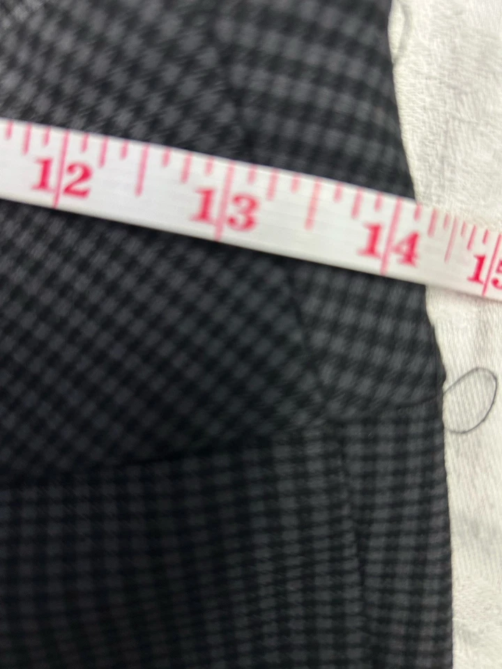 Pantalones de mujer Donna Degnan negros/grises ajustados, talla 4.  3P Foto 4 de 4