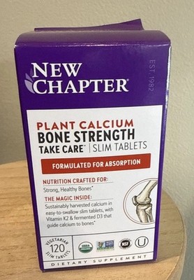 New Chapter Bone Strength Take Care Slim Tabs exp 8/26