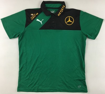PGA Tour 2016 2017 Netjets Mercedes Benz Cobra Puma golf polo shirt jersey XL