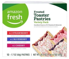 Fresh Toaster Pastries Variety Pack 12 Ct 22 oz
