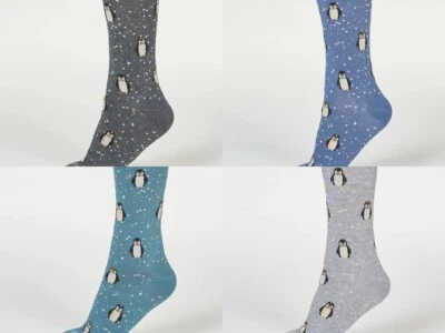 THOUGHT (BRAINTREE) BAMBOO LADIES' SOCKS - SPW712 DONA PENGUIN - BNWT