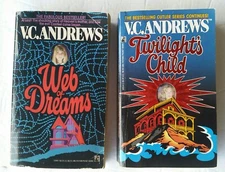 Lot of 2 V.C. Andrews Twilight’s Child - Keyhole Cover, & Web of Dreams PB