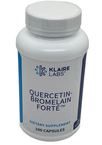 Klare Labs Quercetin Bromelain Forte 100 vcaps **NEW SEALED** Exp 10/2025