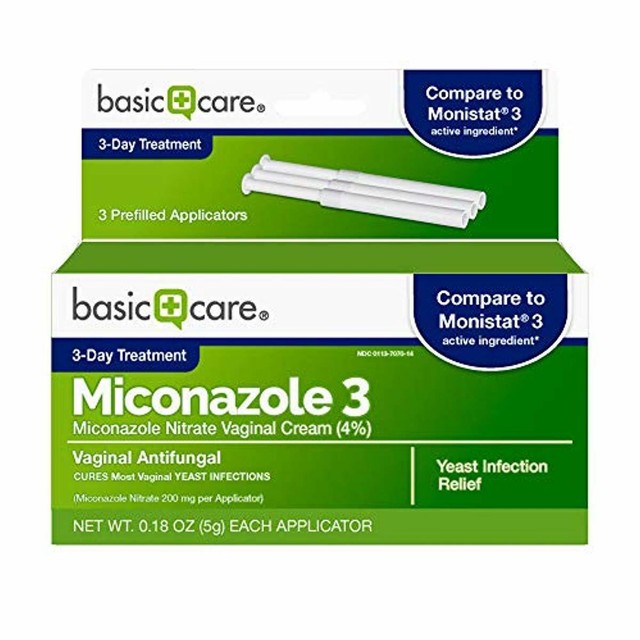 Miconazole 3 Miconazole Nitrate Vaginal Cream 3 Day Yeast Infection