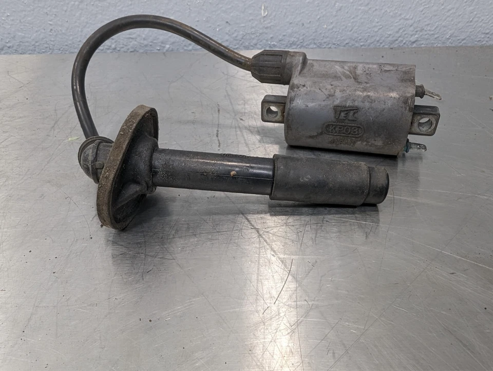 Vela de ignição 88-07 Kawasaki Ninja EX250 EX 250 OEM pacote de bobina de ignição esquerda direita - Imagem 4 de 4