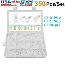 350PCS Closed End Crimp Cap Caps Nylon Wire Connectors Terminals 22-10 AWG Gauge