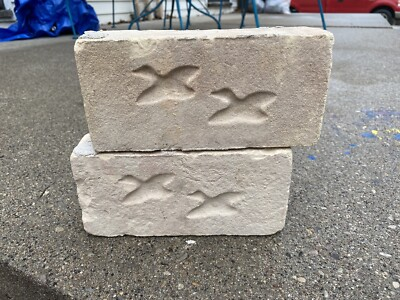 #ad Duck Creek Wisconsin Paver Brick Block Paperweight Reclaimed Salvage 8in $25.00