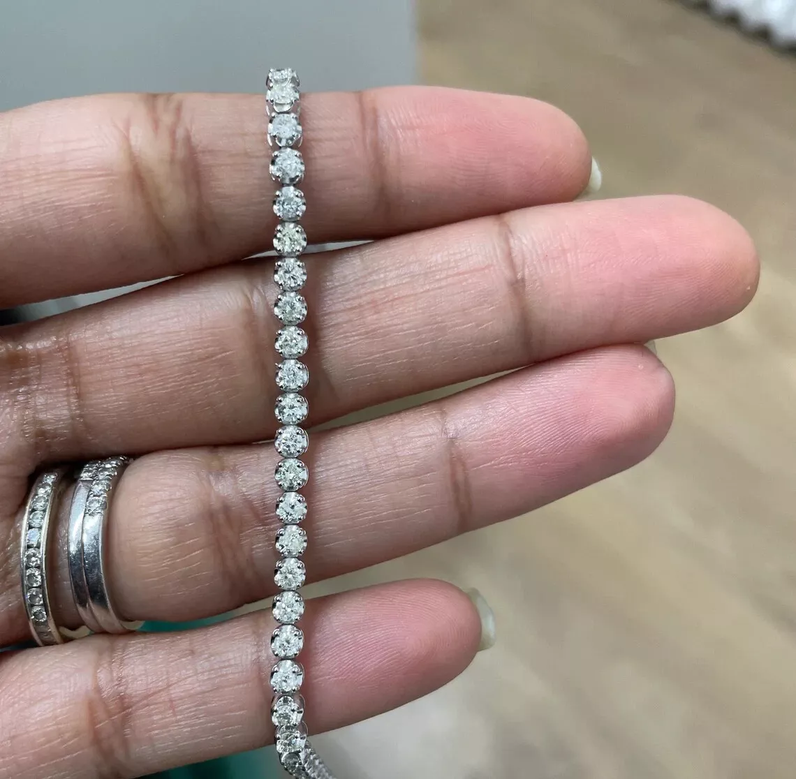 Si cheap diamond bracelet
