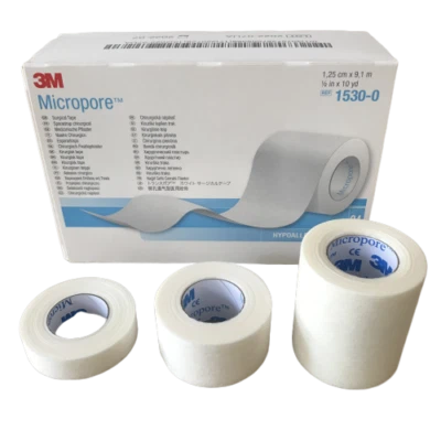 3M Micropore Surgical Tape 1.25cm - 2.5cm - 5cm Eyelash Tape Premium Quality - Image 1 of 2