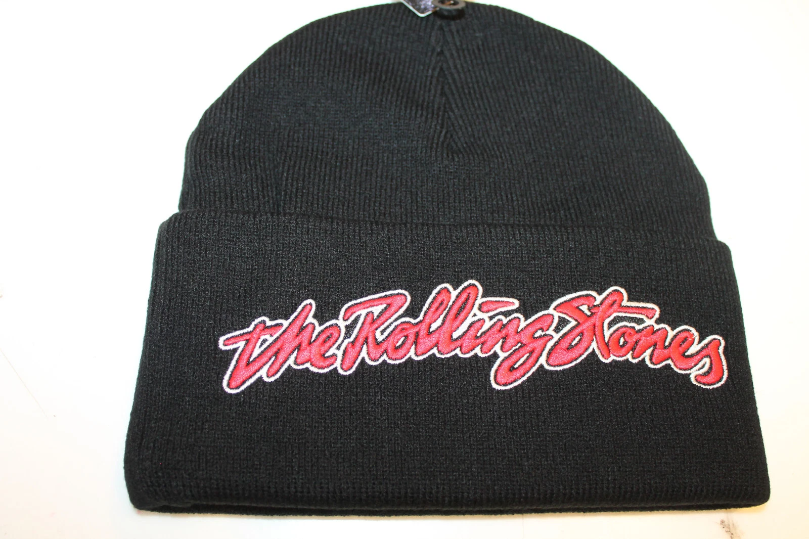 Amplified Classic Font Beanie ROLLING STONES New Black