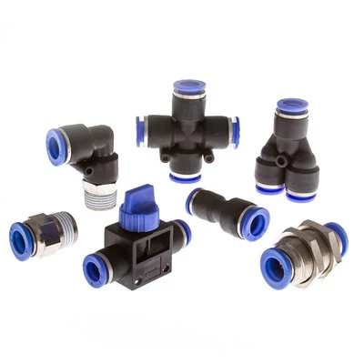 Push-Fit Fittings : Pneumatic Unions & Adaptors