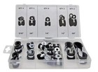 New Listing18 Piece Rubber Insulated Pipe Electrical Wire Wall Clip Clamp Hardware Assortme