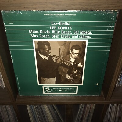 SIGNED By Lee Konitz Vinyl Ezz-thetic Miles Davis Max Roach Stan Levey Jazz