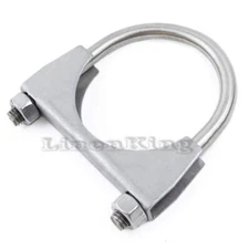 304 Stainless Steel U-Bolt Muffler/Exhaust Clamp Band 2.5"