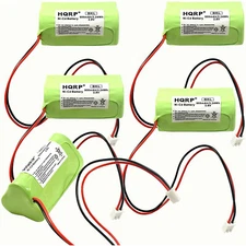 5-Pack Emergency Exit Light Battery for Unitech AA900MAH 3.6V 6200RP 6200-RP
