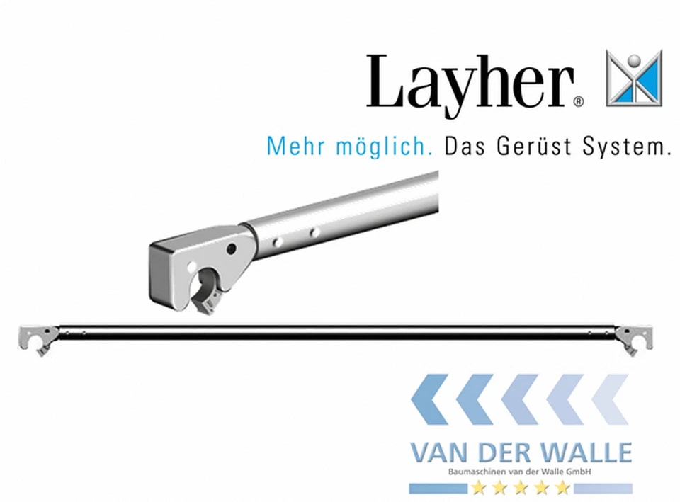 Layher Fahrgerüst Rollgerüst - Rückenlehne 1,80M - 1205180 - Bild 2 von 3