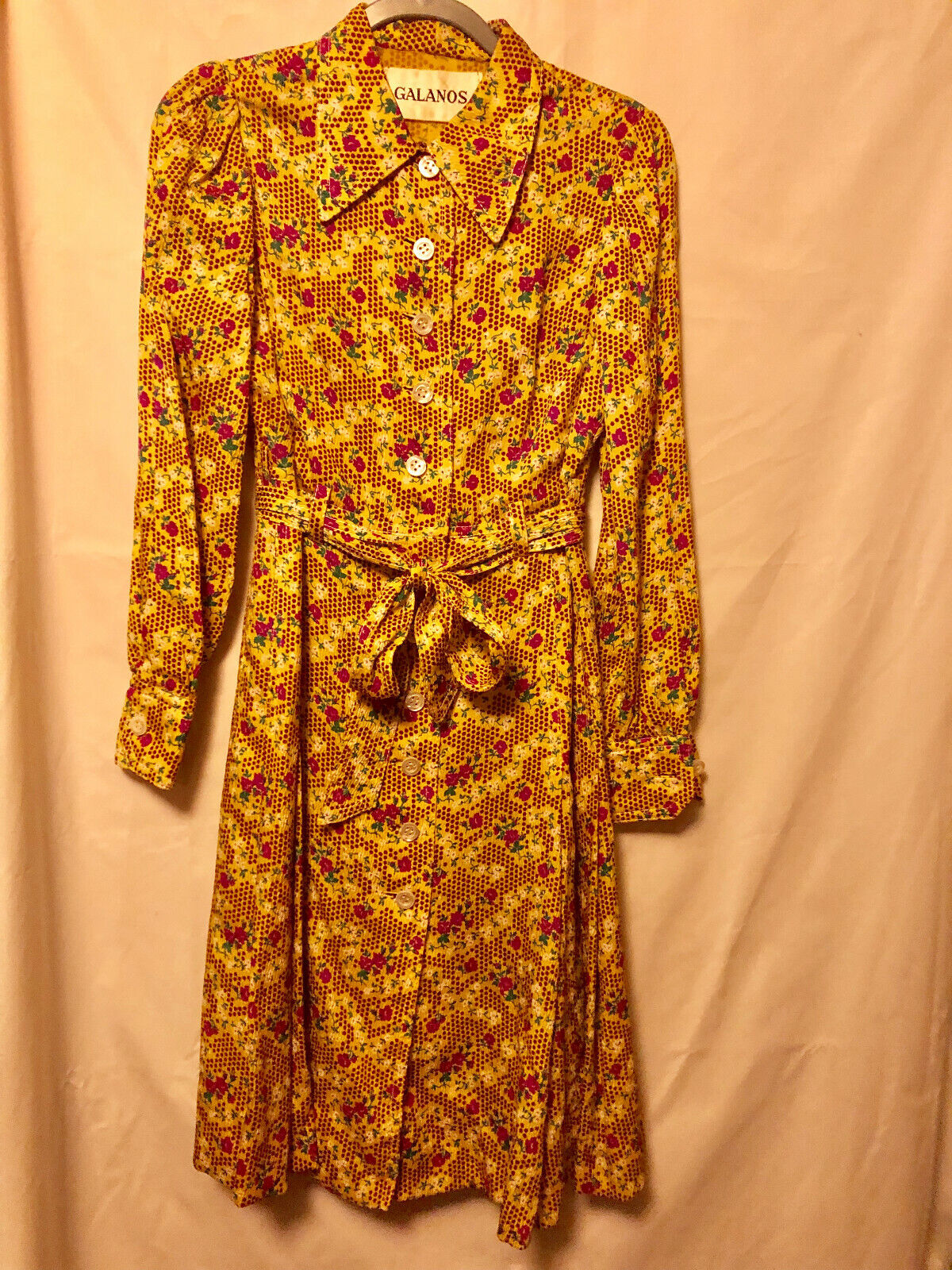 Rare Galanos 1971 Dress with Jacket  - Bonwit Tel… - image 8