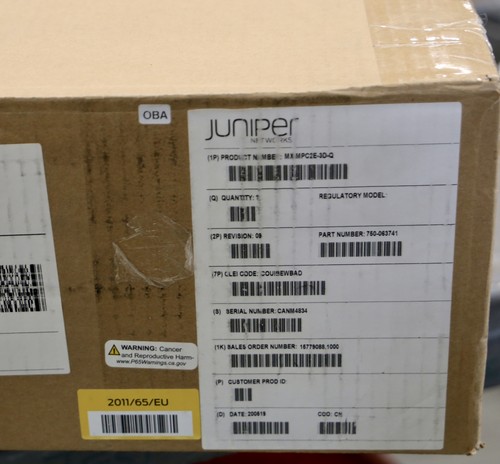JUNIPER MX-MPC2E-3D-Q - MX Series 2xTrio Chipset Enhanced MPC COUIBEWBAD - Photo 2/3