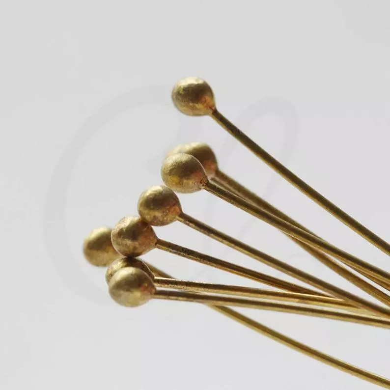 Brass head pins outlet