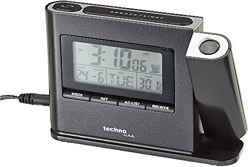 technoline WT 519 Orologio Radio, Nero, 12.9x3.4x9.2 cm (x9k)