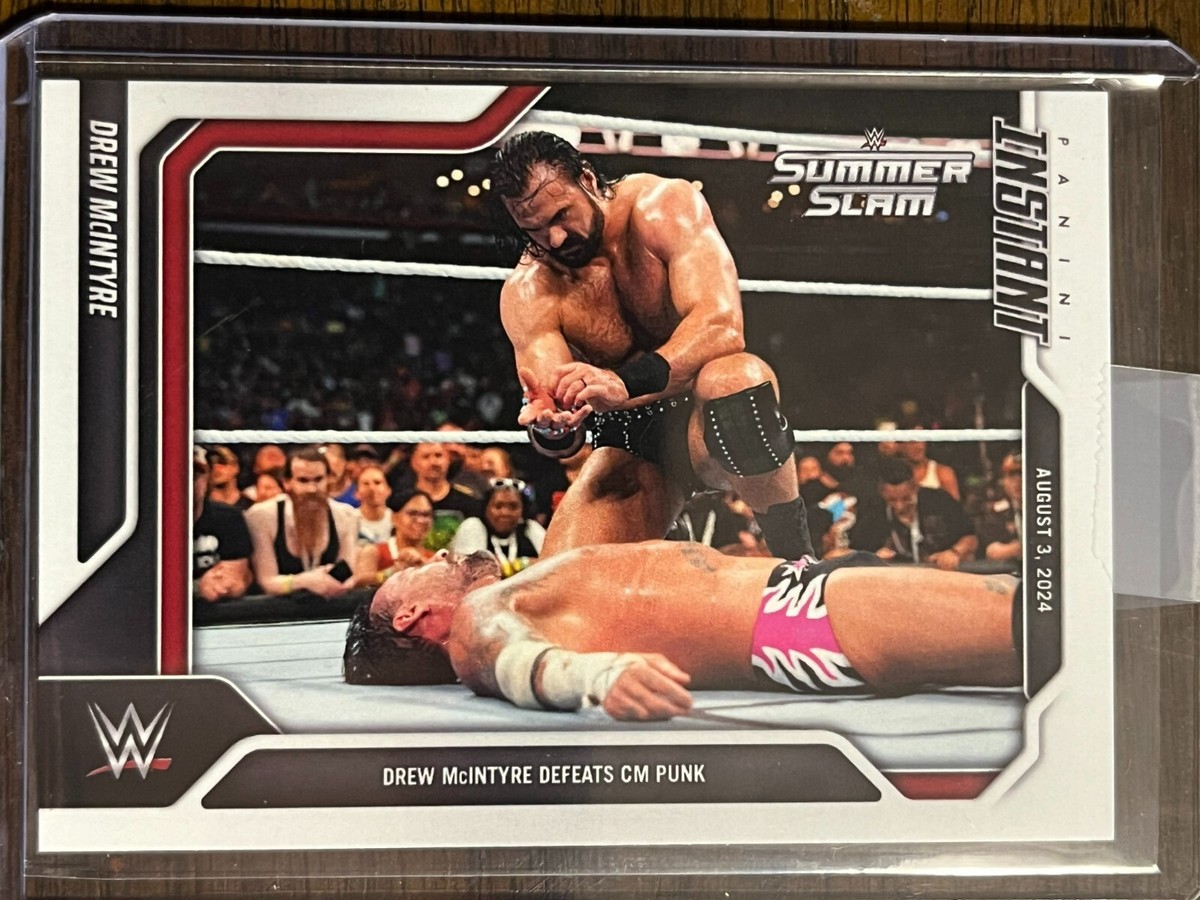 2024 Panini Instant WWE #59 Drew McIntyre CM Punk SummerSlam