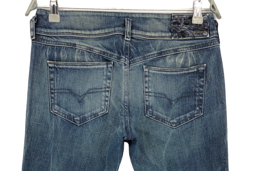 ※あるぱかmama※　　　　　　　　　　【人気 美品】ディーゼル　ウエスト DIESEL Jeans HUSHY 008M9 Slim Tapered Women Size W28 L28 | eBay