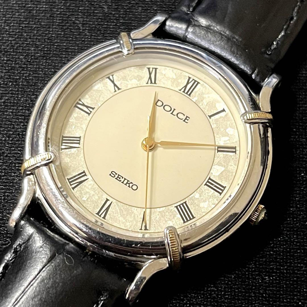Seiko Dolce Roman Index 32mm Watch 1992 Vintage Quartz Seiko Dolce Roman Index 32mm Watch 1992 Vintage Quartz