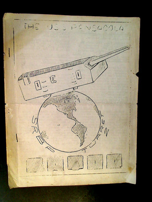 2025 - HISTORIC US NAVY NEWSPAPER USS PENSACOLA FL NAVY SHIP AT LONG BEACH CA