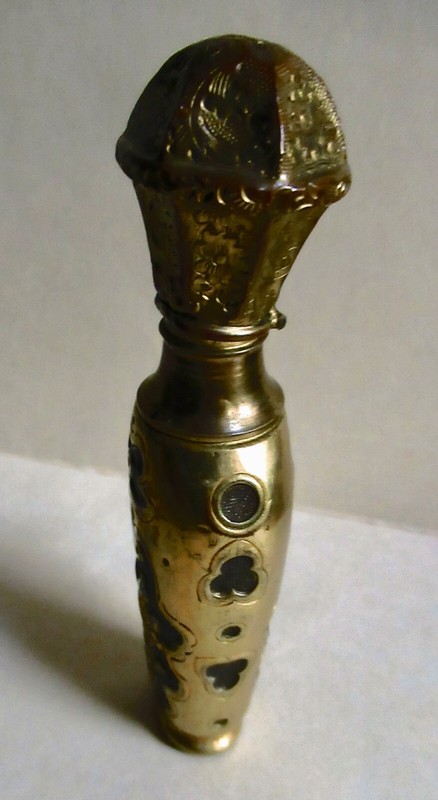 4°  Brass Colored Bottle--Venetian?