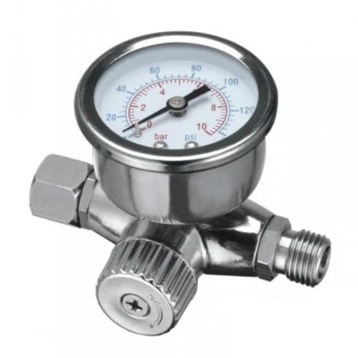 TECHNIC Profi Luftdruckmessregler Regler für Spritzpistole Air Tools ITALCO 1/4"