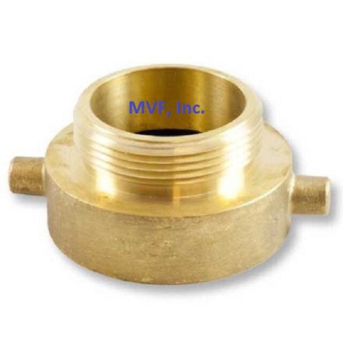 1-1/2 Female NST X 1-1/2" Male NPT Pin Lug Brass Hydrant Hose Adapter 1914020 - 第 1/3 張圖片