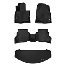 Smartliner Black 1st & 2nd Row Floor Liners & Cargo Liner for Mazda CX-9