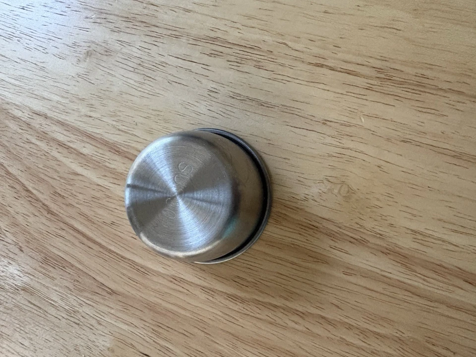 Unbranded Stainless Steel Silver Metallic Round Sauce Bowl Set,  2 oz - Image 2 of 3