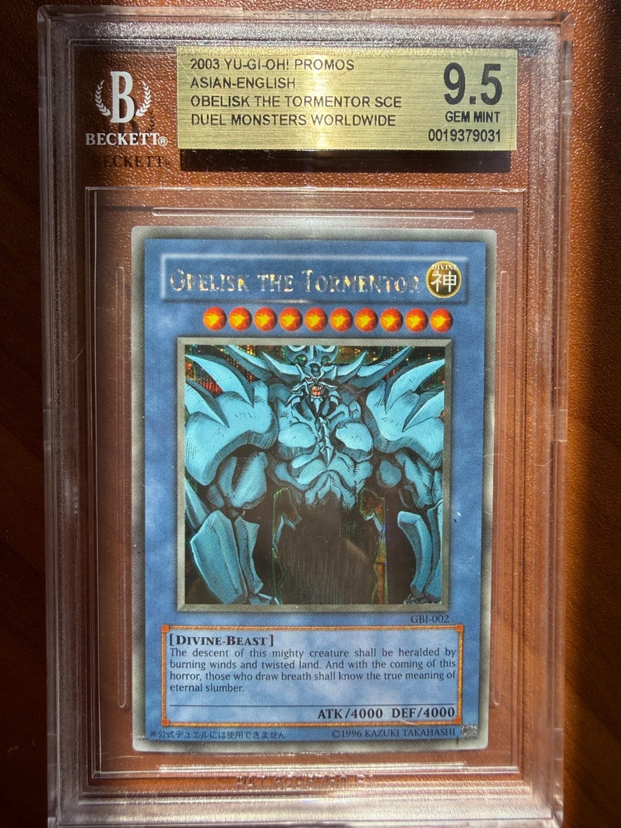Obelisk The Tormentor Rare Yu-Gi-Oh! TCG Individual Collectible