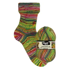 Opal Sock Yarn Hundertwasser 4,  superwash 4-ply 100g/465yd  #4056