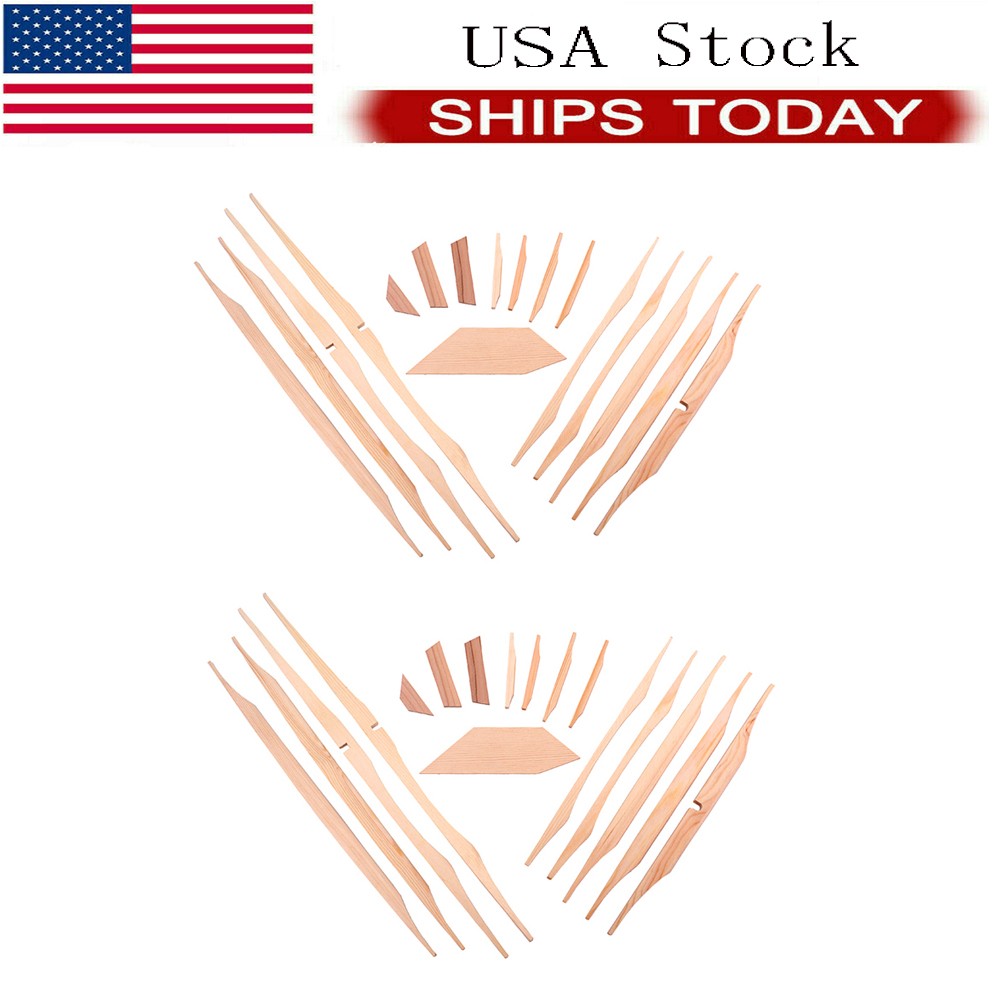 2*17X Spruce Brace Support Wood for Acoustic Guitar Maker Luthier DIY Parts