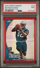 2010 Topps Chrome - Devin McCourty #C32 Red Refractor /25 (RC)