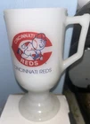 Vintage Cincinnati Reds Milk Glass Mug 1970’s/80’s Big Red Machine