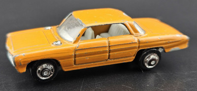 Playart U.N.C.L.E. Car Orange Vintage 1970s Man from Uncle TV Show