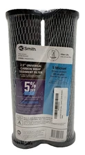 AO Smith 2.5" Universal Carbon Wrap 5 Micron Sediment Water Filter - 2 Pack