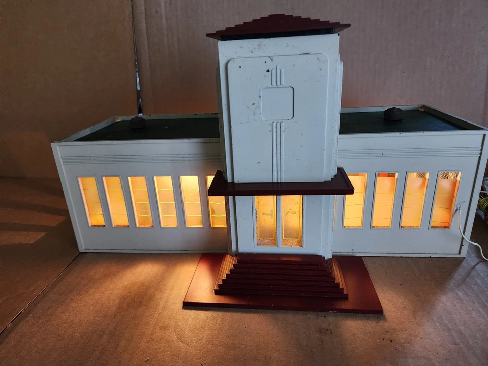 CLEARANCE~AMERICAN FLYER~799 TALKING UNION STATION-TESTED -FOR RESTORATION/PARTS - Image 3 of 4