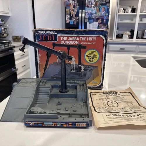 New ListingStar Wars ROTJ Jabba The Hutt Dungeon Playset Complete Decent Shape