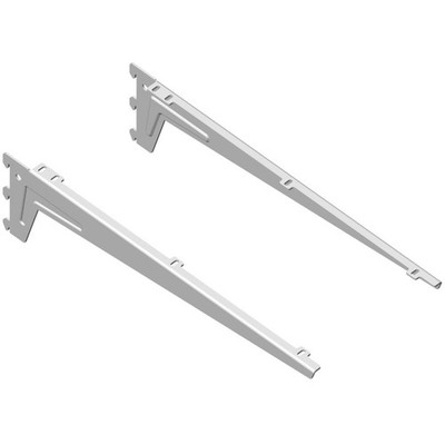 10300-00000= Winkelträger Li+Re T480 mm weiß RA 50 Element System Winkelkonsole