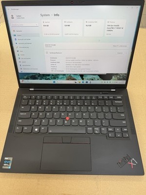 Lenovo Thinkpad X1 Carbon Gen 9 - Intel i7 1185G7 -  400 nits Display, 1TB SSD